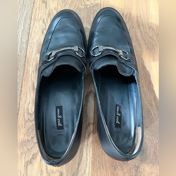 Paul Green black leather loafers - Picture 5 of 5